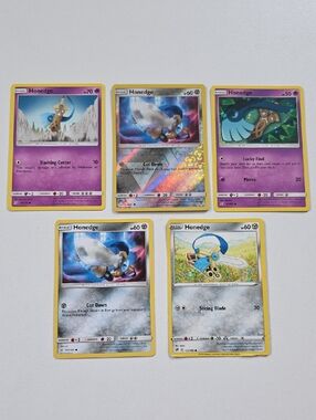 Pokemon Hondege Trading Card - Yellow Border (Set of 5)